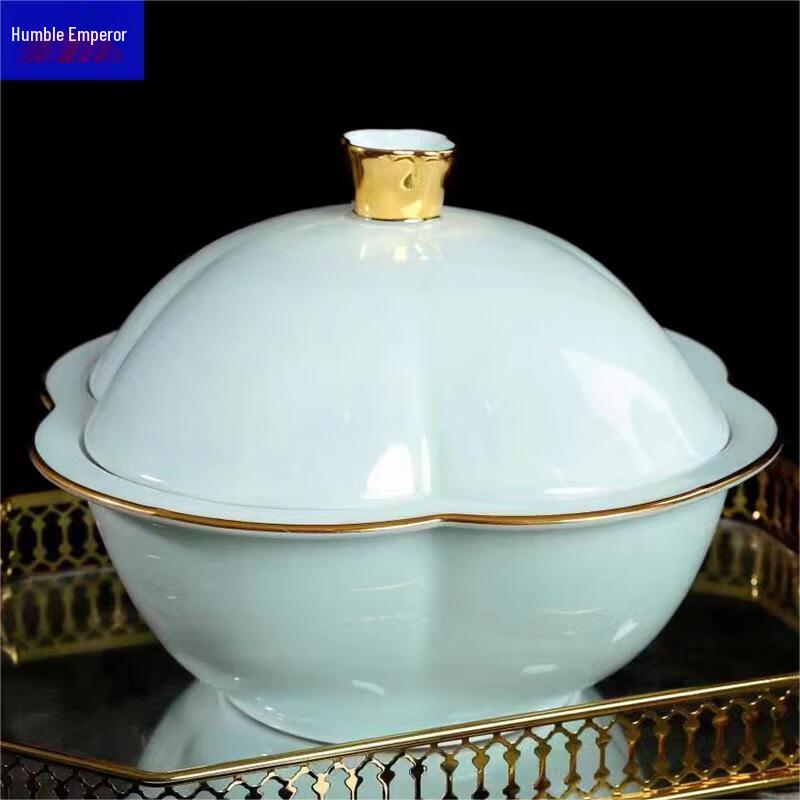 Qianxing Shadow Celadon Ceramic Dinnerware Set