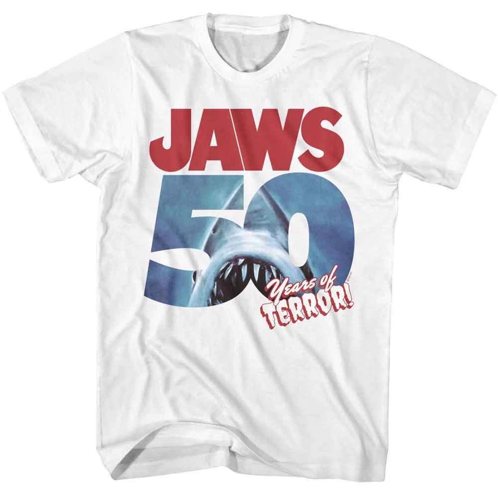 Jaws - 50 Years Of Terror - Officially Licensed American Classics - Front Print 120