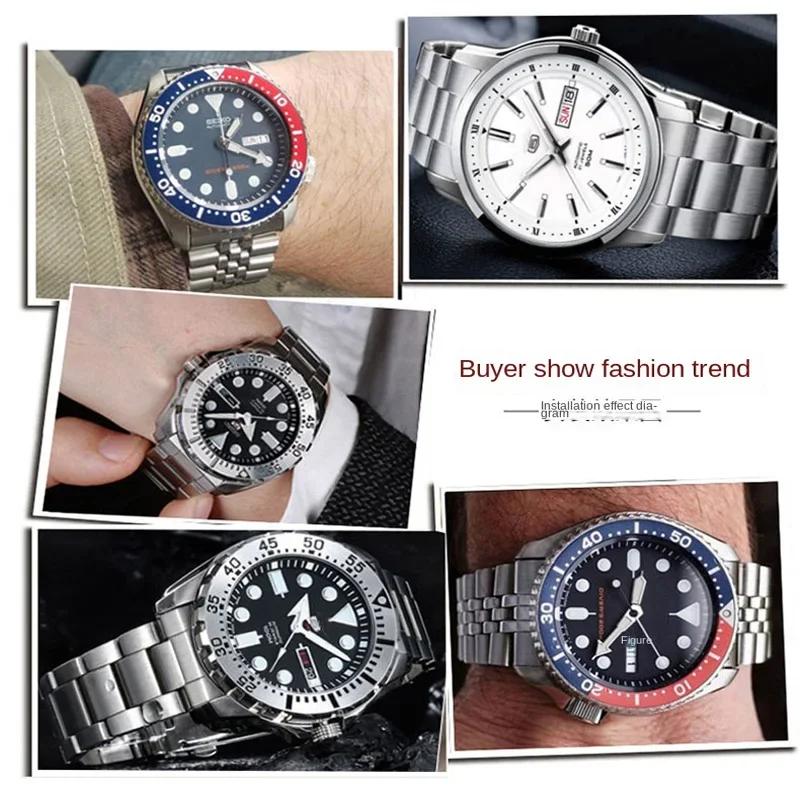 Para Casio Duro MDV-107-1A MDV-106 Pulseira Marlin Substituição Mergulho Metal Extremidade Curva Pulseira de Relógio de Aço Inoxidável 22mm