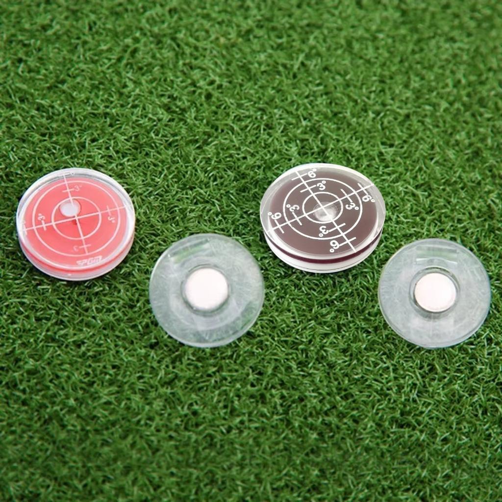 Golfs Balls Markers Hat Clip Level Cap Clip Golfs Level Clip Golfs Putting Aids Round Bubble Level Golfs Green Reader