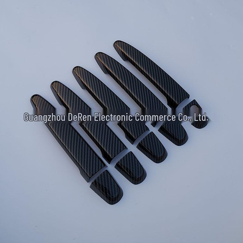 Carbon Fiber Handle Cover for 2003-2009 Toyota Prado FJ120 Exterior Door Handles