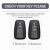 Leather TPU Car Key Cover Case Shell for Toyota Camry Prado CHR Prius Corolla RAV4 Corolla Yaris RAV4 Highlander Remote Key Fob Holder