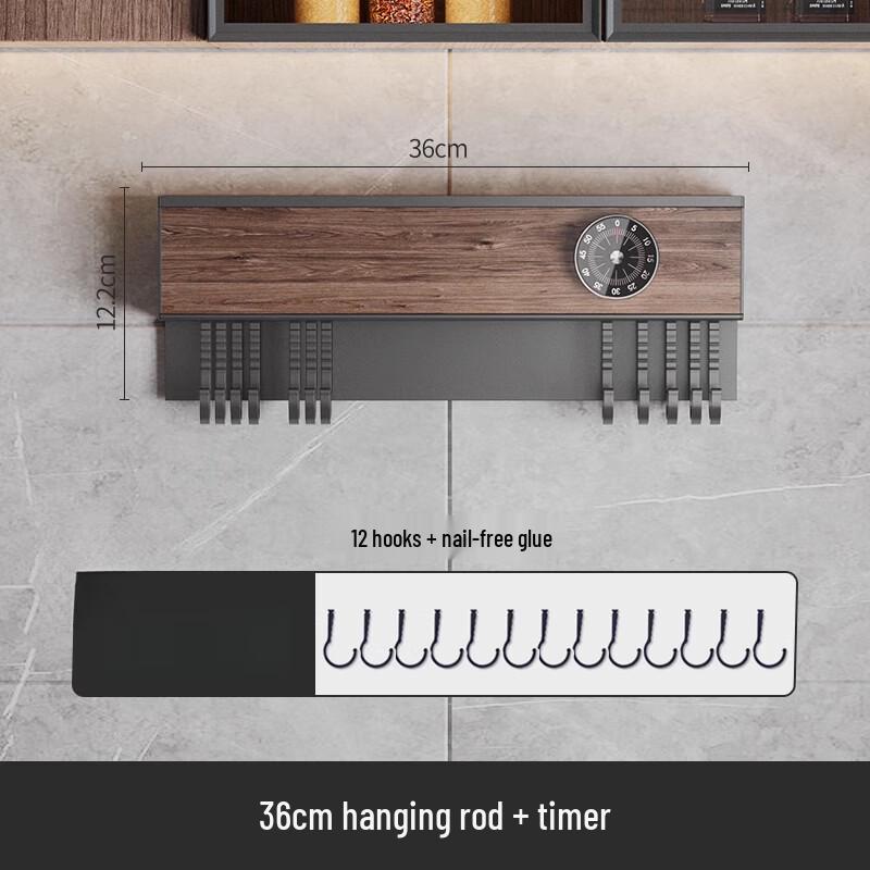 

Yunshuang Drill-Free Kitchen Wall Organizer