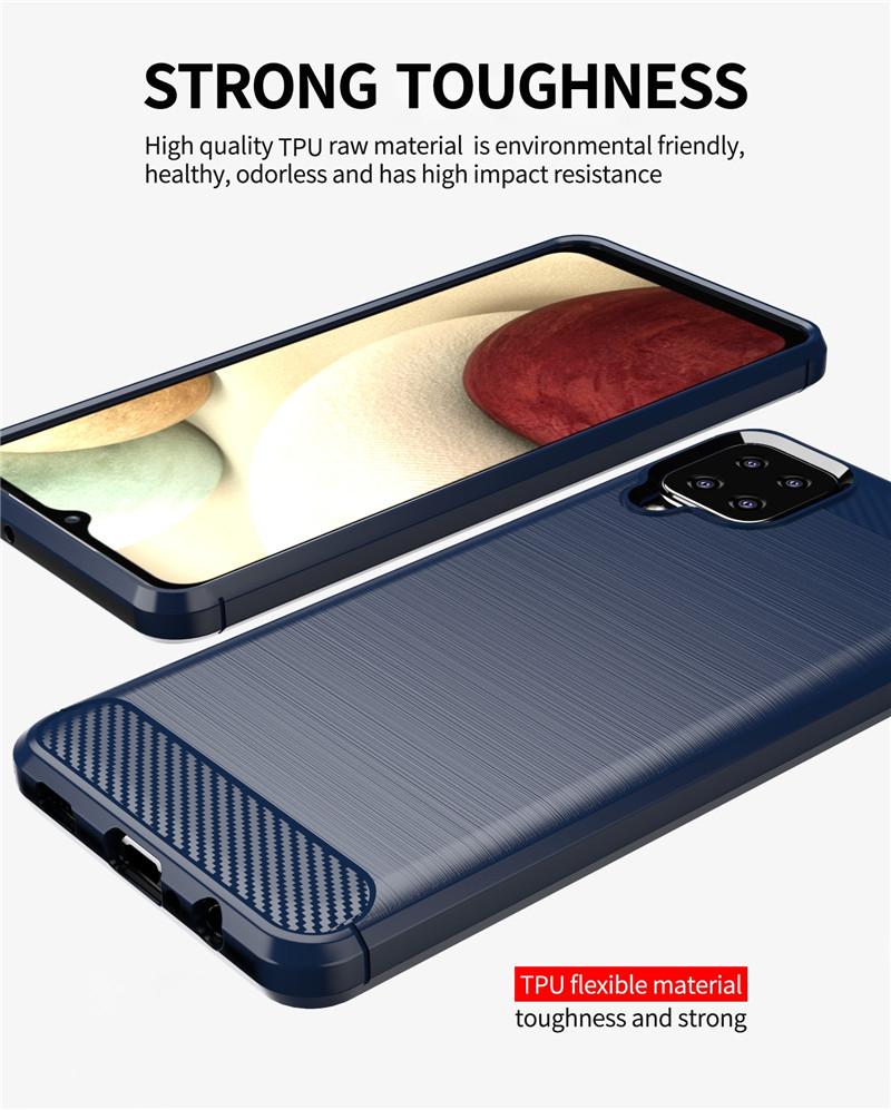 For Samsung Galaxy M12 Case For Samsung M12 A12 A22 A23 A33 A53 A34 A54 5G Case Shockproof Silicone Phone Cover For Samsung M12