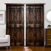 New fashionable wooden door decorative printed curtains, pole bag home decoration, room decoration