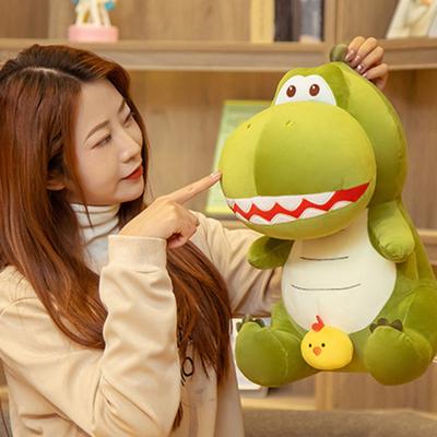 35/45cm Stylish Vivid Appearance Ornament Cozy Touch Cute Big Eyes Open Mouth Dinosaur Stuffed Toy Photography Props Doll