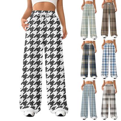 Dámska móda Voľné so sťahovacou šnúrkou Uzavretý pás Potlač Ležérne športové nohavice Ležérne nohavice