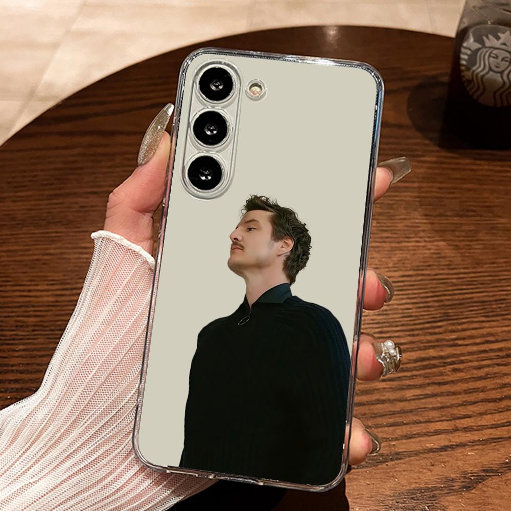Pedro Pascal Actor Phone Case Silicone For Samsung S30,23,21,22,20 FE lite,S10,9,PIus Note20ultra Soft Transparent
