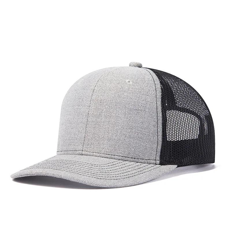 Richardson 112 Mesh Light Plate Blank Baseball Cap Adult Breathable Micro-Curved Visor Baseball Cap