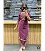 Women Designer Embroidered Kurta Pant Dupatta Set Party Wear Top Tunic Ethnic Salwar Suit