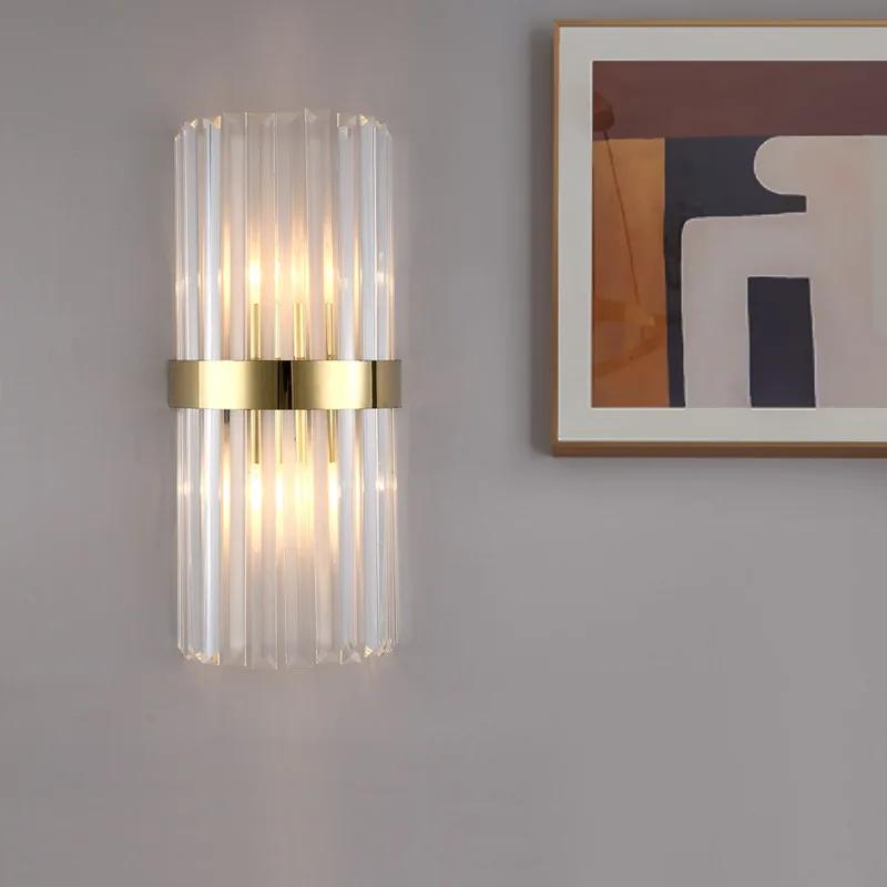 Luxury Wall Lamp Modern Gold Wall Light Indoor Lighting Wall Sconce Home Decor for Living Room Bedroom Bedside Stairs