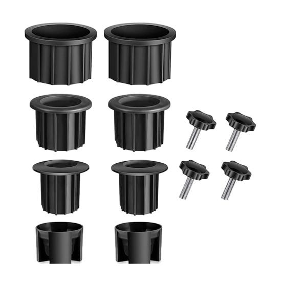 6/8/12Pcs Umbrella Stand Parts Replacement Weather-Resistant Parasol Stand Accessories Heavy Duty Umbrella Base Bracket with M8 Screws