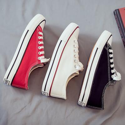 Classic Canvas Shoes Women's Shoes Student Korean Version Autumn Couple Low-top Small Whiteboard Shoes Tide