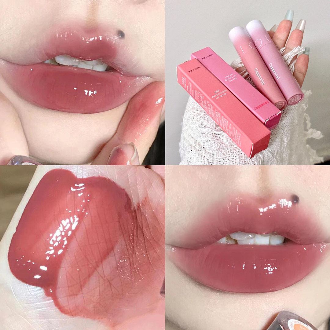 Cappuvini Clear Glossy Long-Lasting Lip Tint for a Natural Look