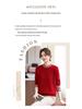 Year of the Rat Red Velvet Sweater for Mid-Aged and Elderly Women - Chinese Style Warm Winter Clothing