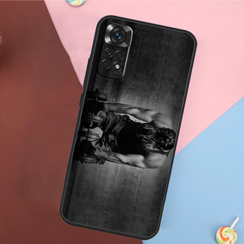 Cool Gym Fitness Cross Workout Cover For Xiaomi Redmi Note 14 13 Pro 12 11 9 10 9S 10S 11S 12S Redmi 14C 10C 12C 13C Case