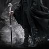 Weißer Hut Piraten Totenkopf Kopf Gehstöcke Mode Stock Dekorative Stöcke Halloween für Cosplay Partys, für Cosplay & Party 93cm