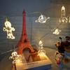 String Lights Led Spaceman Rocket Planet Hanging Lamp Kids Bedroom Gifts Decor