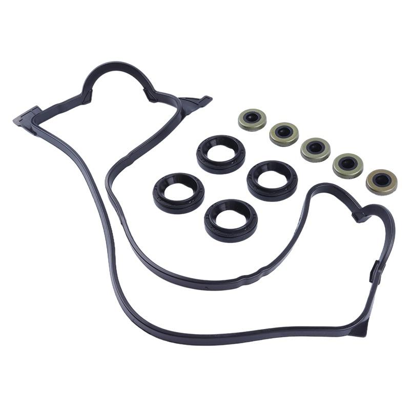 Engine Valve Cover Gasket Set VS50500R Compatible with Acura El 1.6L 16 Valve D16Y5 D16Y7 D16Y8 1997-2000