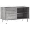 Record Cabinet Gray Sonoma 85 x 38 x 48 cm Engineered Wood