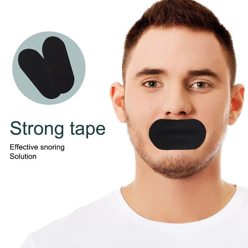 30/60Pcs Anti-Snoring Stickers For Children Adult Night Sleep Lip Nose Breathing Improving Patch Mouth Correction Sticker Tape