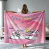 1PC Diddl Custom Name Patterned Flannel Blanket Suitable For All Seasons for Home Decor Warmth and Comfort Gifts Holiday Present