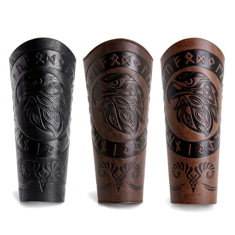 Arm Guard Gauntlet Wristband Role Playing Armguards Wide Knight Arm Gauntlets for Medieval Costume and Role Playing