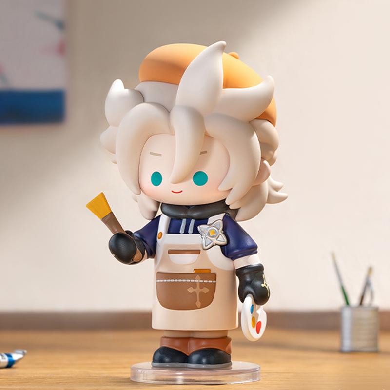 

Оригинальная анимация Genshin Impact, игровые периферийные игрушки, Ху Тао, Альбедо, Барбара, Тарталья, аниме, коллекция фигурок-моделей