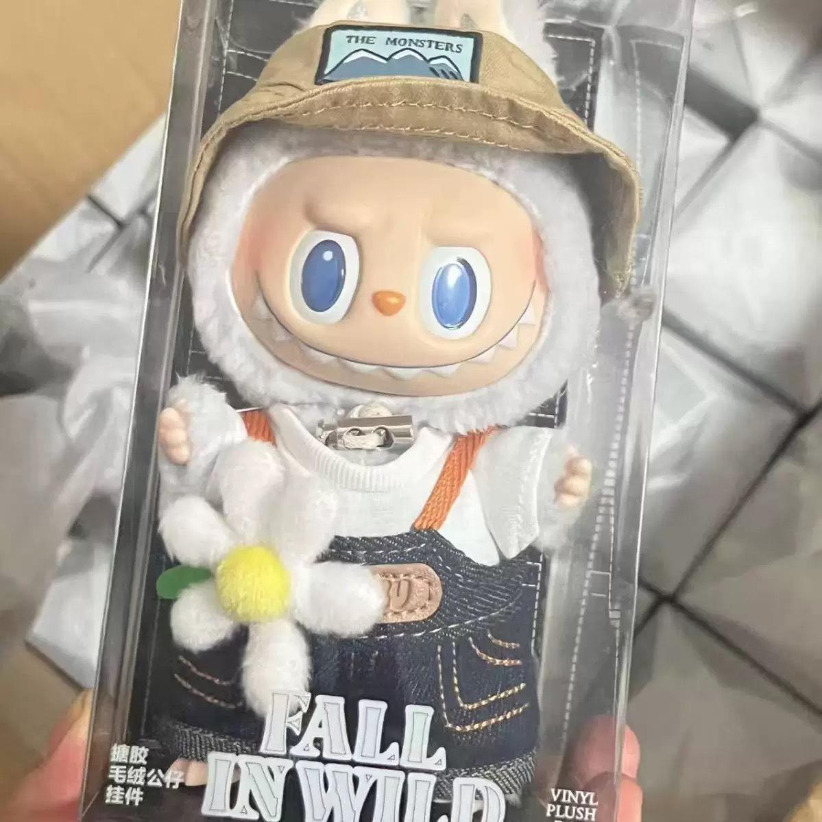 

ZIMOMO Новый матовый Лабубу с пузырями Плюшевый Маленький Начальник Высокое Качество Кукла Change Wa Подвеска