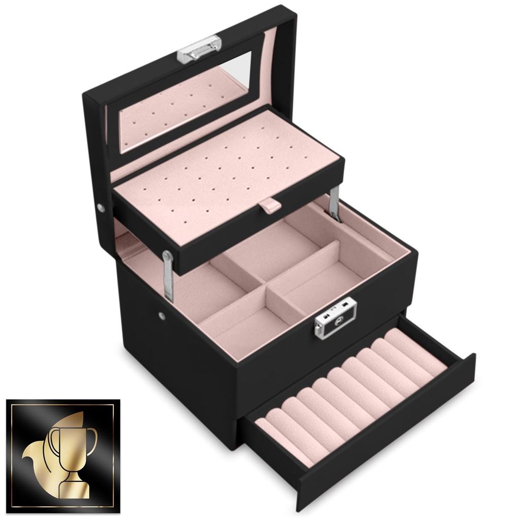 Jewelry Box Ms-704 Massido - Black