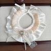 Pearl Bow Pet Birthday Hat Diamond Detail Pet Party Outfit  Birthday Party