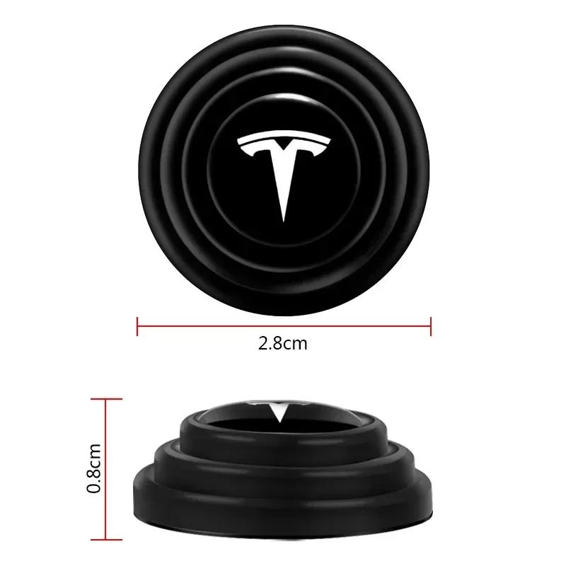 Car Sticker 2025 New Tesla Car Door Anti-Collision Silicone Pads Shock Absorber Gasket Suitable For Tesla Model 3 Model X S 2016