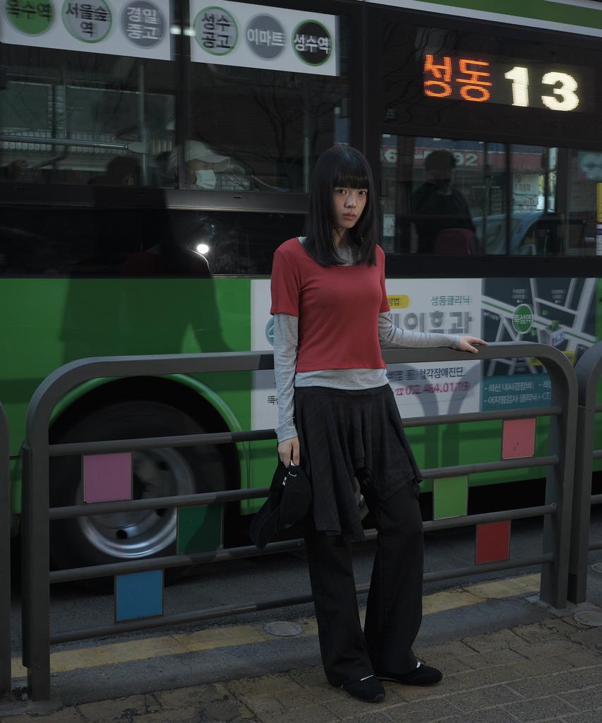 Seul See-Through Layered Embroidered Long Sleeve T-Shirt_Red