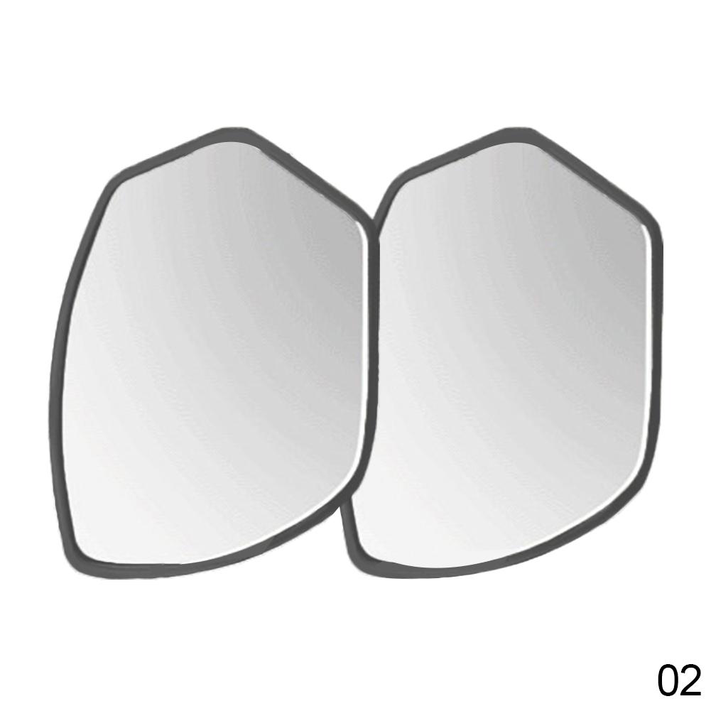 360 Degree HD Blind Spot Mirror Adjustable 2Pcs Car Rearview Convex Mirror for Reverse Wide Angle Vehicle Parking Rimless