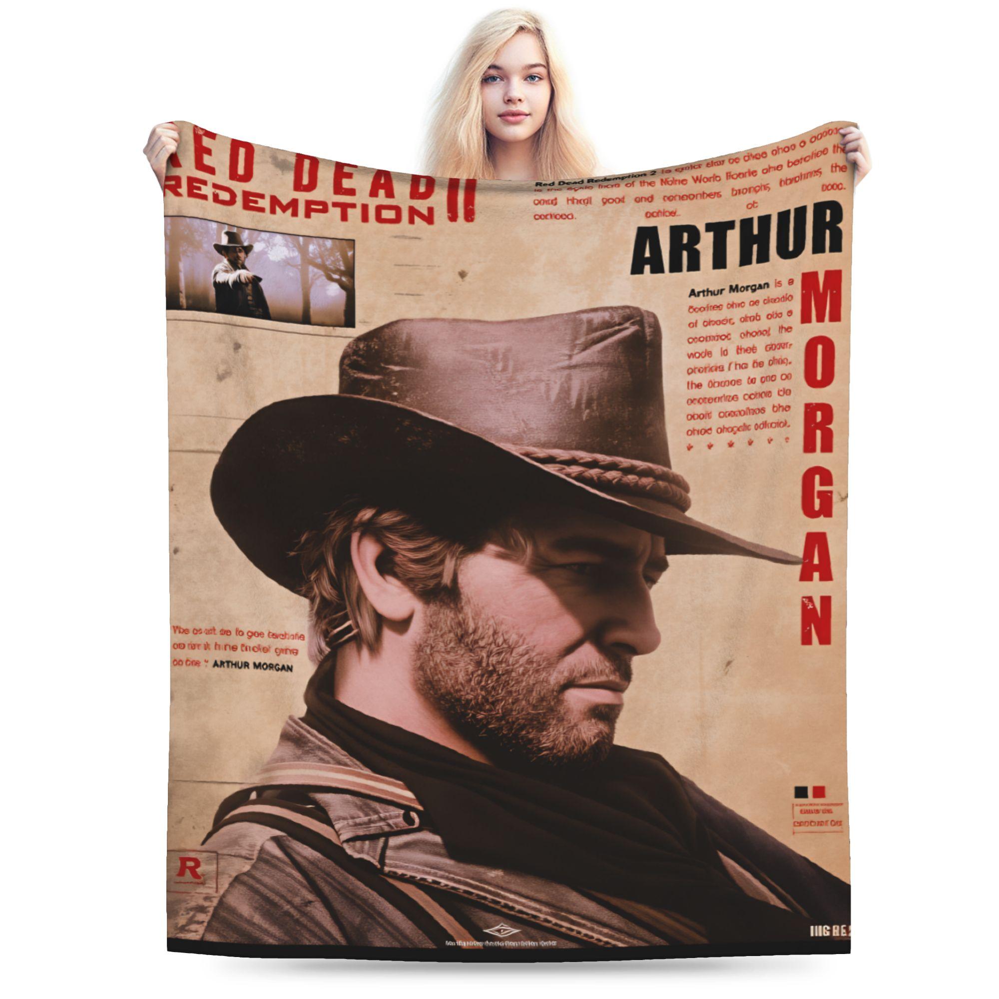 Arthur RDR 2  Blanket Quality Super Soft  Throw Blanket Winter Children Couch Bed Aesthetic Bedspread 30x40in