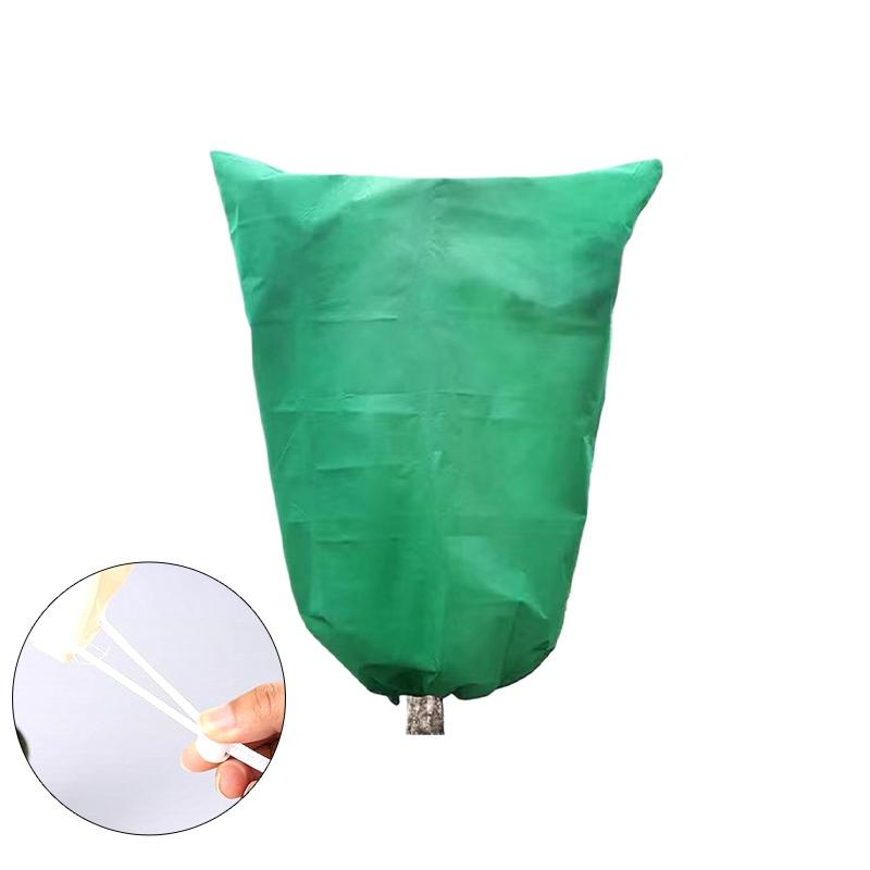 

Чехол для защиты растений от заморозков, зимний антифриз для растений, морозостойкий ветрозащитный утеплитель для сада во дворе, комнатных растений, бонсай 60x80cm зелёный