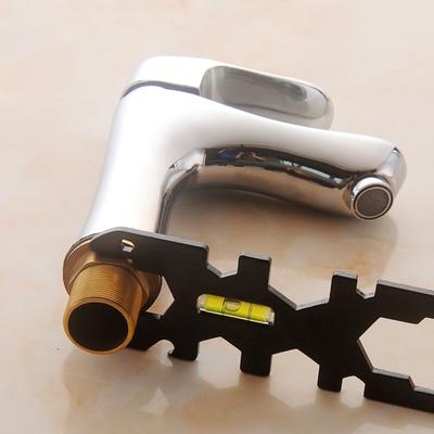 8 In 1 Basin Flume Wrench Faucet Sink Key Plumbing Tool Repair Hand Tool for Toilet Bowl Bathroom Kitchen Plumbing Removal