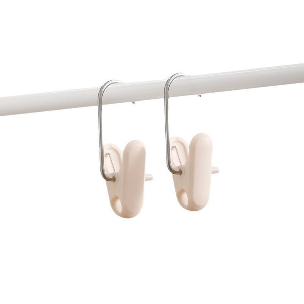 Multi Purpose Plastic Clip Hanger Hooks for Closet Organization Hat Storage Clips Household Hanging Clips for Clothes and Accessories