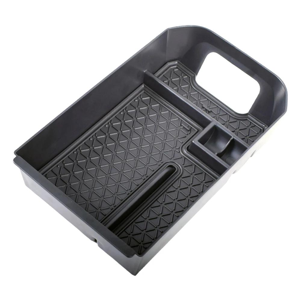

Для 2025 2025 Toyota RAV4 2019-2025 Коврик-органайзер для хранения вещей пассажира Лоток центральной консоли Подлокотник Автомобильный ящик для хранения ABS Аксессуары чёрный