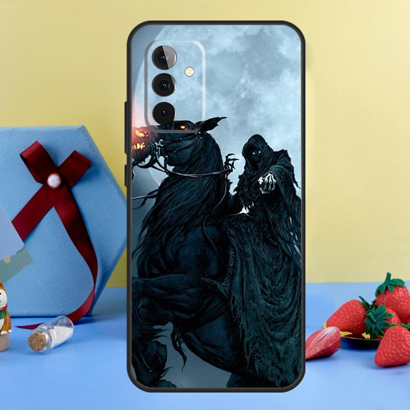 Death Grim Reaper Skull Case For Samsung Galaxy A13 A33 A53 A16 A17 A54 A34 A14 A15 A35 A55 A52 A12 A32 A26 A36 A56