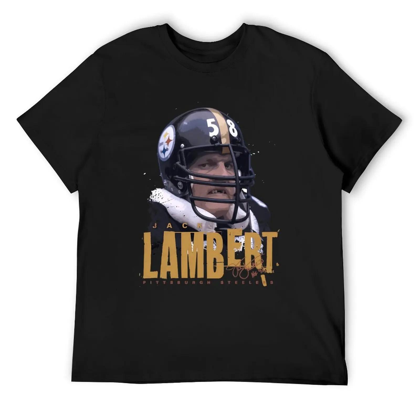 

Jack Lambert T-Shirt summer clothes boys animal print t shirts men 4XL