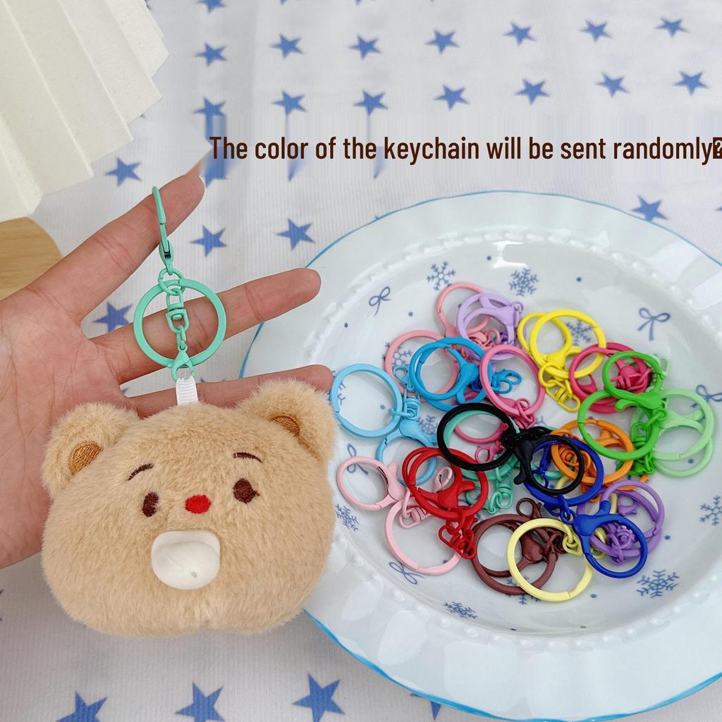 Heart Plush Doll Pendant - Cute Cartoon Gift for Best Friends & Students