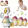 Strolling Duck Family Playset with Walking Ducks for Infants