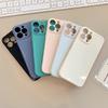 Small and Fresh Photo Frame 14Pro Max Apple IPhone 15 Mobile Phone Case 11 Solid Color 13 Silicone XS Suitable for 12 Soft X