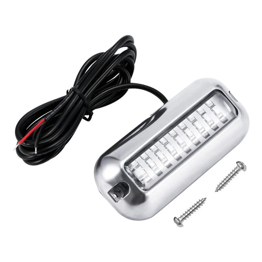 27LED Boot Spiegel Licht Onderwater Ponton Marine Schip Boot Accessoires 10-30V Licht Roestvrij Staal Waterdicht Marine Licht