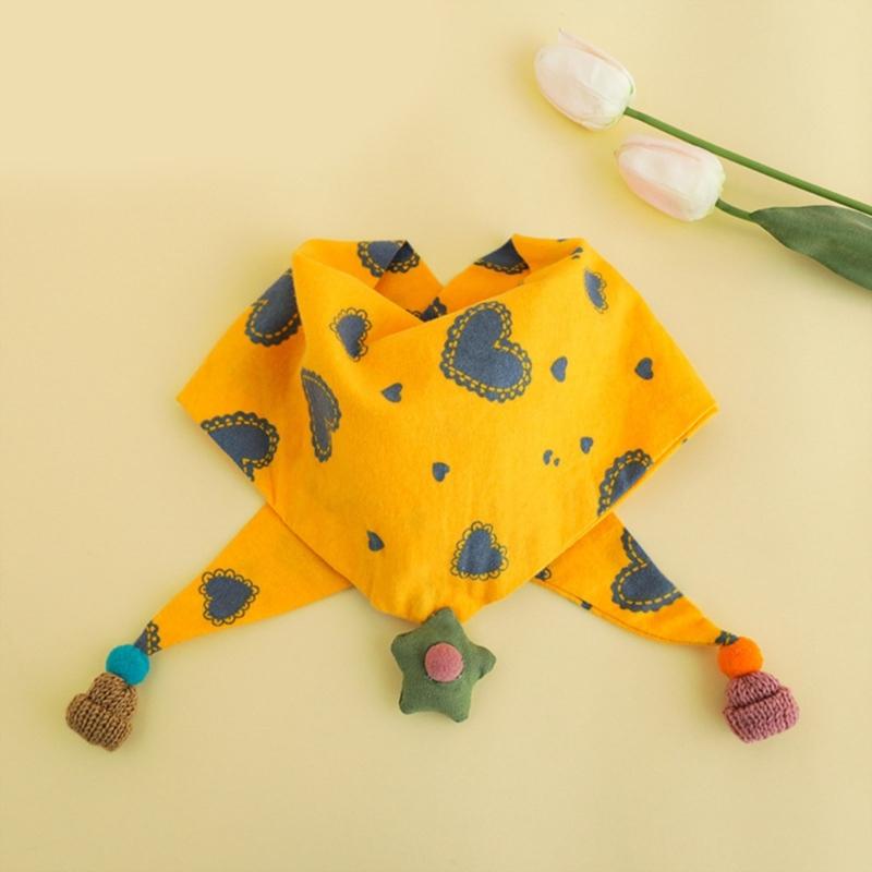 Cute Children Scarf Versatile & Warm Shawl Cotton Baby Neck Towel Multi Functional Scarf Lightweight for Boys & Girls