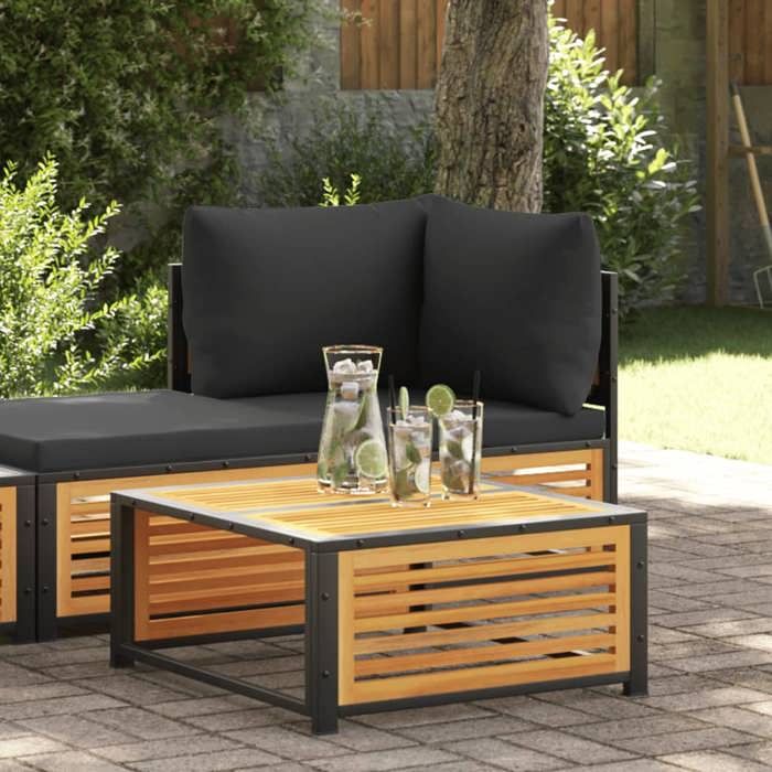 VidaXL Garden Table 68x68x30 Cm Solid Acacia Wood, Garden Coffee Table, Garden Side Table, End Table, 367644