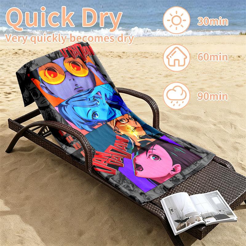 Dandadan Beach towels also serve as bath towels summer essential a musthave for the outdoors the beach and the pool