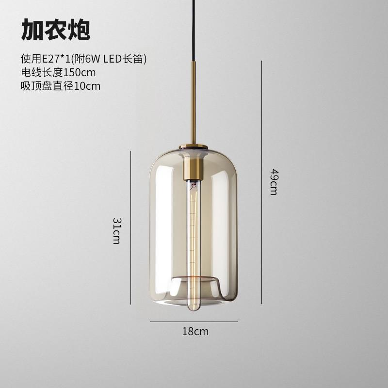 Nordic Glass Pendant Light Modern Living Room Kitchen Hanging Lamps Lighting Fixtures LED Lamp Home Decor Suspension Luminaire