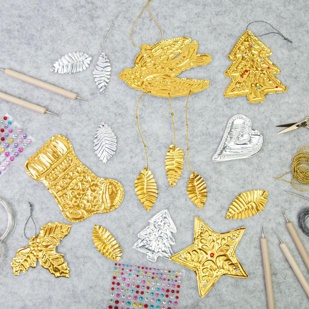 Aluminum Foil Craft Sheets 10Pc High-Ductility Art Supplies Art Project Aluminum Foil Sheets for Painting Engraving Decor Crafts